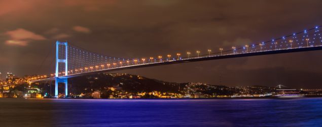Bosphorus bridge from Uskudar
