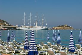 Cruise liner in Kusadasi